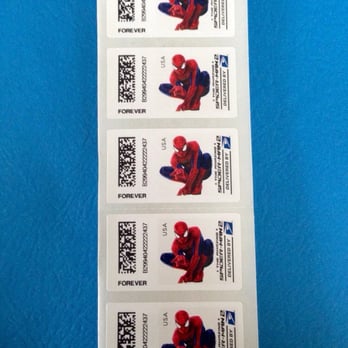 US Post Office - Spiderman stamps from the Kiosk. - Post Offices Near Me - Renton, Washington