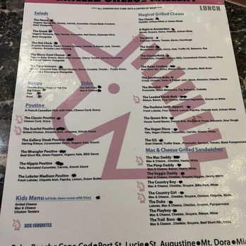Grilled Cheese Gallery - Ice Cream & Frozen Yogurt Near Me - St. Augustine, Florida