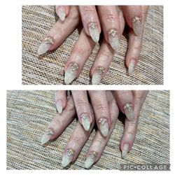 Cure Nail Spa - Bling Bling new year nails