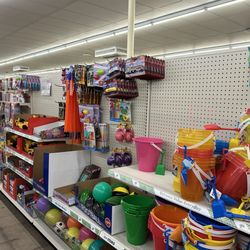Dollar Tree - Partial stocked wall