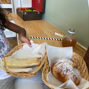 Mamma Leone Bakery - Best ham & cheese toast EVER with a powdered sugar croissant for dessert - Bakeries Near Me - Miami, Florida Mamma Leone Bakery - Best ham & cheese toast EVER with a powdered sugar croissant for dessert - Bakeries Near Me - Miami, Florida