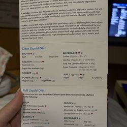 AdventHealth Parker - Room service menu