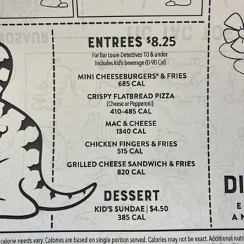 Bar Louie - O'Hare - Kids menu - New American Near Me - Chicago, Illinois