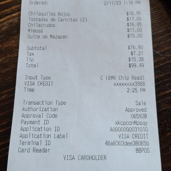 Tostadas - Receipt - Breakfast & Brunch Near Me - San Jose, California Tostadas - Receipt - Breakfast & Brunch Near Me - San Jose, California