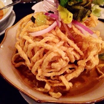 Thai Square - Mmmm the Khao Soi Chiang Mai. So perfect! Definitely try this if you like noodle soups! - Thai Near Me - Denton, Texas Thai Square - Mmmm the Khao Soi Chiang Mai. So perfect! Definitely try this if you like noodle soups! - Thai Near Me - Denton, Texas