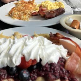 Berry Crepes and The Spruce Goose