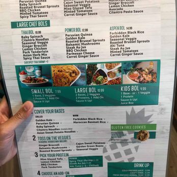 Bolay - I would have preferred a menu option of more veggies as opposed to two bases and proteins. - New American Near Me - Gainesville, Florida Bolay - I would have preferred a menu option of more veggies as opposed to two bases and proteins. - New American Near Me - Gainesville, Florida