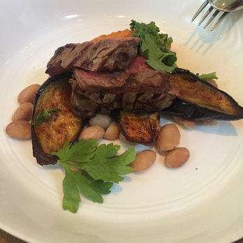 Frances - Steak with delicious Grilled Eggplant - New American Near Me - San Francisco, California Frances - Steak with delicious Grilled Eggplant - New American Near Me - San Francisco, California