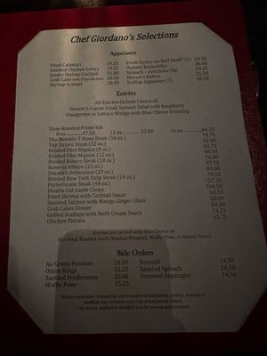 Menu photo 8 Durant's Phoenix, AZ Menu photo 8 Durant's Phoenix, AZ