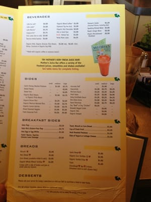 Menu photo 8 Mother's Laguna Woods, CA Menu photo 8 Mother's Laguna Woods, CA