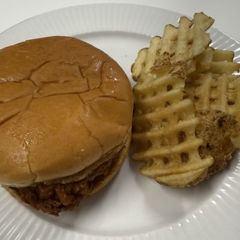 Chick-fil-A - Spicy Chicken Sandwich w/Waffle Fries; IG: @katzlundell - Fast Food Near Me - Torrance, California