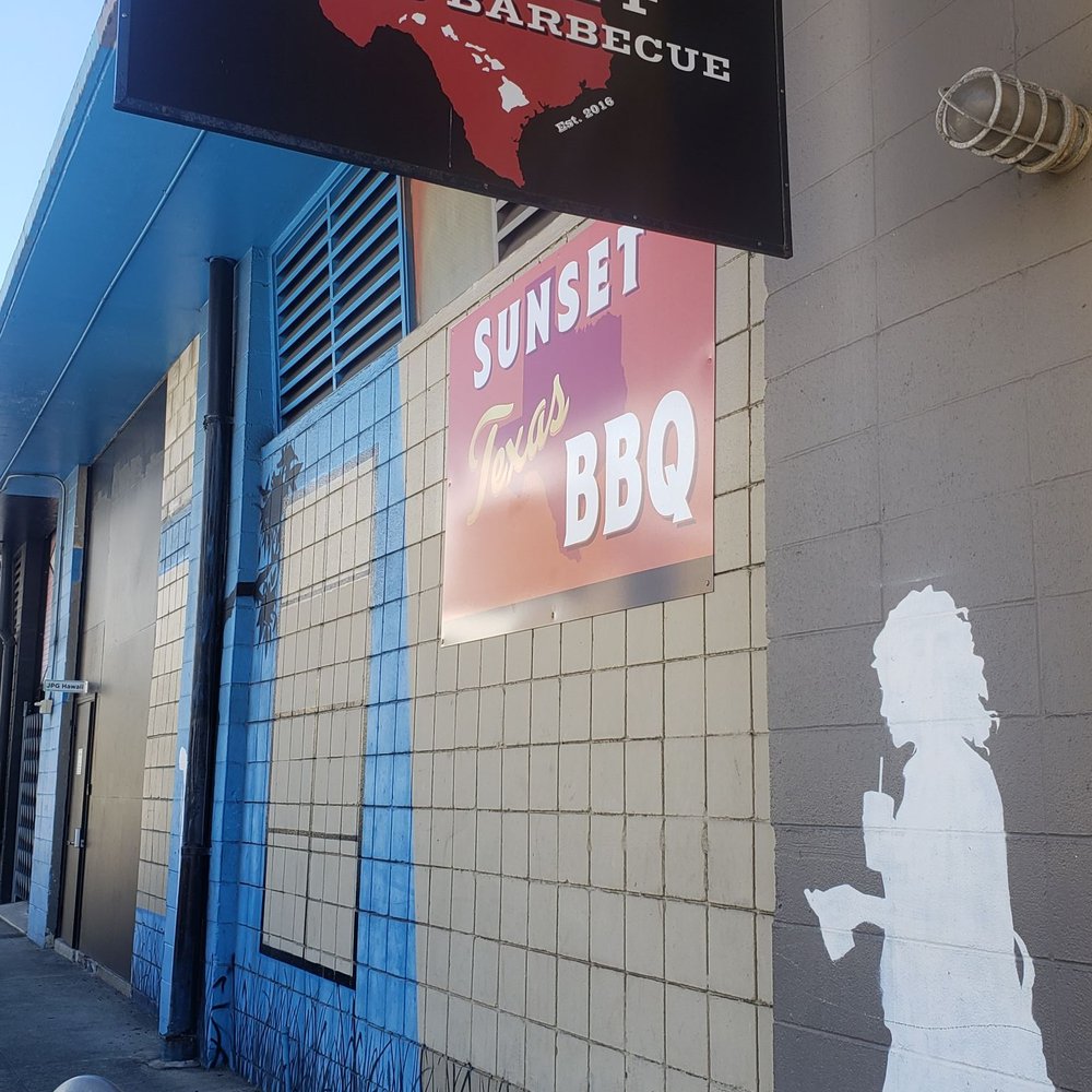 Sunset Texas Barbecue - Outside - Barbeque Near Me - Honolulu, Hawaii Sunset Texas Barbecue - Outside - Barbeque Near Me - Honolulu, Hawaii