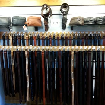 Lil'shoppe of Leather 2 - Leather belts made from 1 piece of Cowhide. Interchangeable buckles and sizes between 32 & 54. Hard to find at a $25 price. - Leather Goods Near Me - Branson, Missouri Lil'shoppe of Leather 2 - Leather belts made from 1 piece of Cowhide. Interchangeable buckles and sizes between 32 & 54. Hard to find at a $25 price. - Leather Goods Near Me - Branson, Missouri