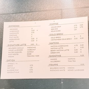 Aware Coffee - Menu - Coffee & Tea Near Me - Henderson, Nevada