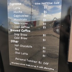 Mane Brew Coffee - Full service menu