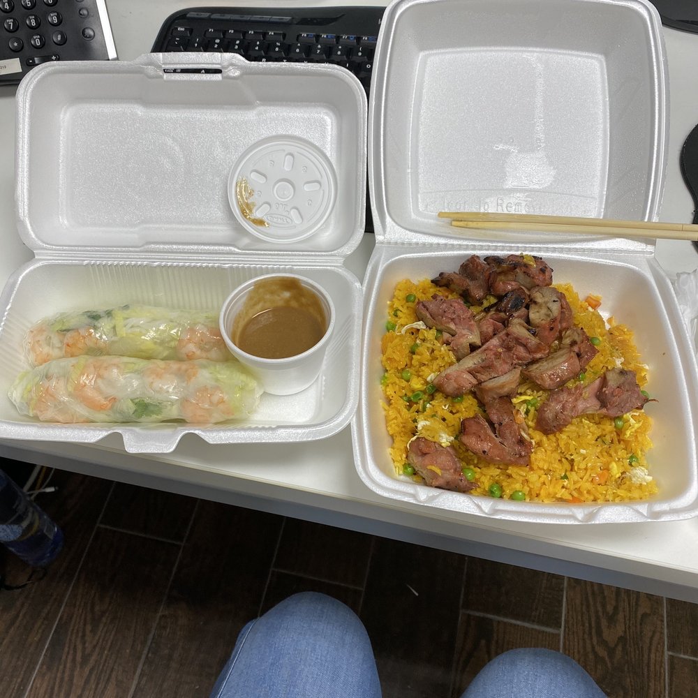 Pho Tay Bac - Shrimp spring rolls & fried rice w/chicken - Vietnamese Near Me - Brea, California Pho Tay Bac - Shrimp spring rolls & fried rice w/chicken - Vietnamese Near Me - Brea, California