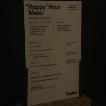 Eureka! - Menu - American Near Me - Seattle, Washington Eureka! - Menu - American Near Me - Seattle, Washington