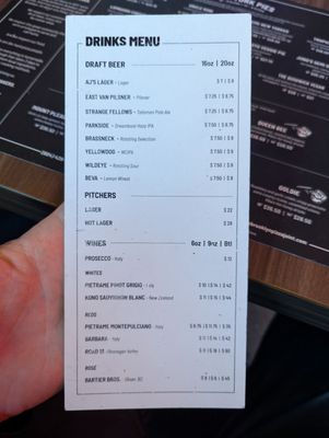 Menu photo 2 AJ's Brooklyn Pizza Joint Vancouver, BC