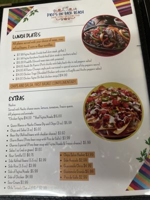 Menu photo 7 Picos Panama City beach, FL