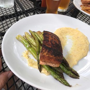 Birdsall House - Blackened salmon asparagus and polenta - Venues & Event Spaces Near Me - Peekskill, New York Birdsall House - Blackened salmon asparagus and polenta - Venues & Event Spaces Near Me - Peekskill, New York