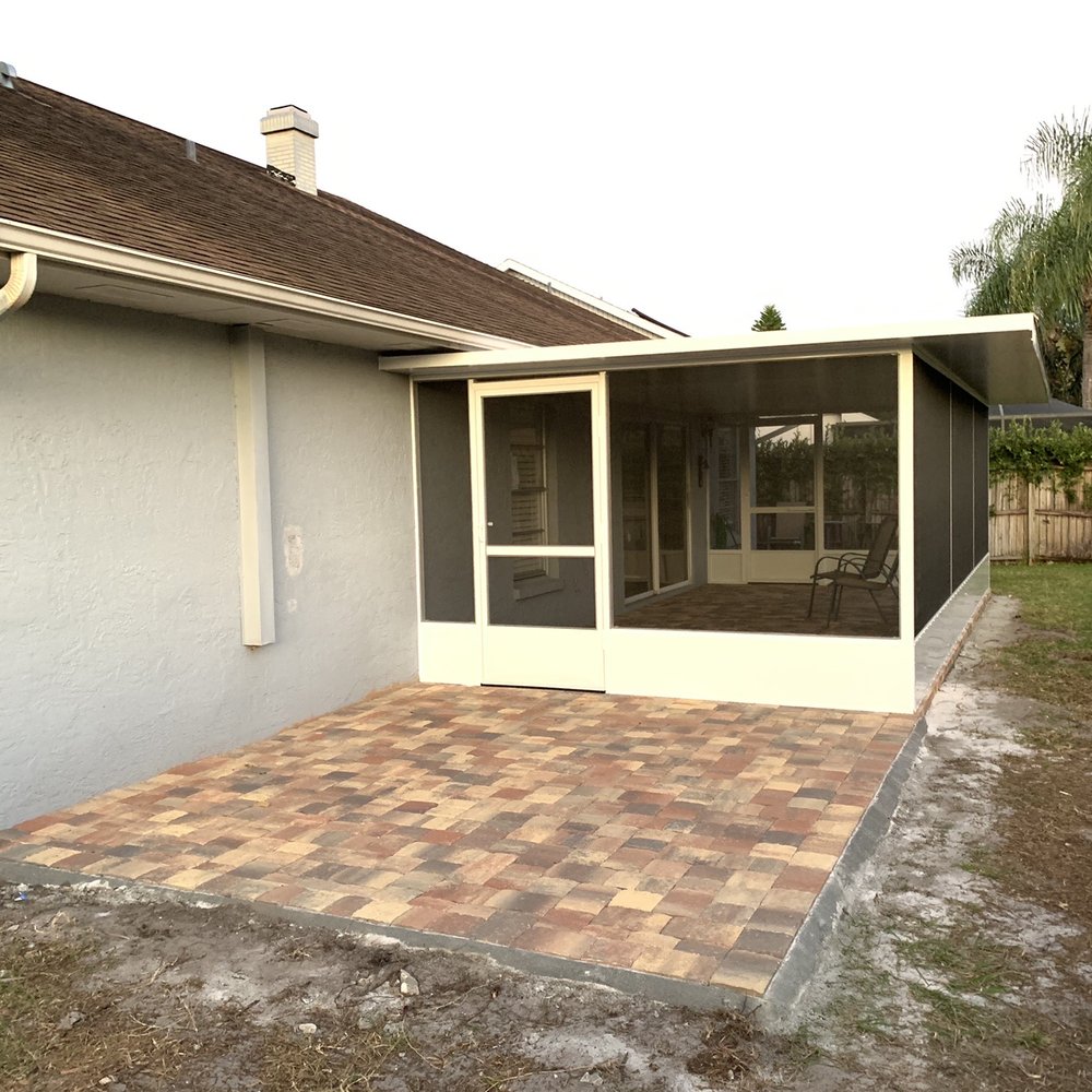 Signature Specialty Contractors - Did a 24x12 with insulated roof and left a 12x12 for a grill and umbrella area - General Contractors Near Me - Riverview, Florida Signature Specialty Contractors - Did a 24x12 with insulated roof and left a 12x12 for a grill and umbrella area - General Contractors Near Me - Riverview, Florida