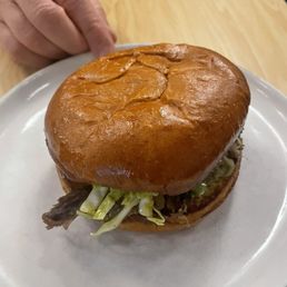 Mojo pork sandwich