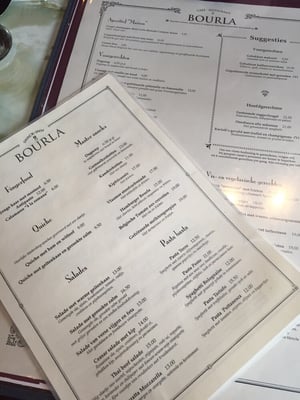 Menu photo 2 Bourla Antwerp, VAN Menu photo 2 Bourla Antwerp, VAN