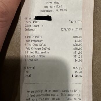 Pizza Wheel - $100 for a 2 topping pizza, small fried mozzarella appetizer, and two salads with chicken added. Insane! - Italian Near Me - Jenkintown, Pennsylvania Pizza Wheel - $100 for a 2 topping pizza, small fried mozzarella appetizer, and two salads with chicken added. Insane! - Italian Near Me - Jenkintown, Pennsylvania