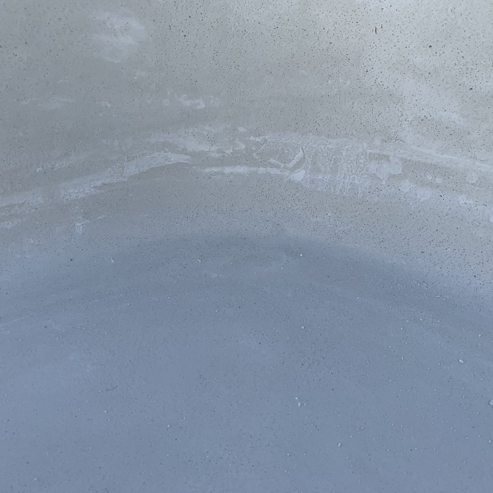 Burkett’s Pool Plastering - Dent in the plaster by Burkett employee. - Pool & Hot Tub Service Near Me - Ripon, California Burkett’s Pool Plastering - Dent in the plaster by Burkett employee. - Pool & Hot Tub Service Near Me - Ripon, California