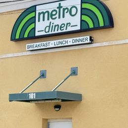 Outside restaurant sign