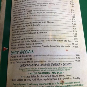 Romig's Tavern - Sandwiches and specials - Bars Near Me - Rochester, New York