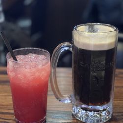The Canadian Brewhouse & Grill - Shirley temple and Guinness beer