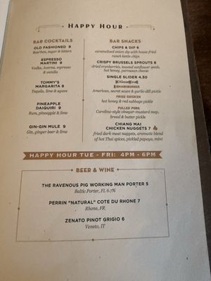 Menu photo 3 The Courtesy Winter Park, FL