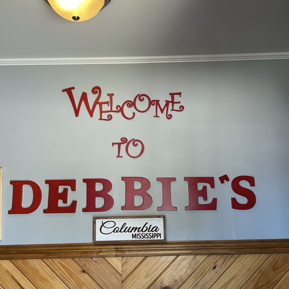 Debbie's - Welcome sign - Hot Dogs Near Me - Columbia, Mississippi Debbie's - Welcome sign - Hot Dogs Near Me - Columbia, Mississippi