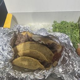 Carne Asada Taco and Carne Asada Quesadilla