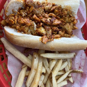 Su's Subs - Spicy chicken sub (with only chicken & cheese) - Sandwiches Near Me - Fayetteville, North Carolina Su's Subs - Spicy chicken sub (with only chicken & cheese) - Sandwiches Near Me - Fayetteville, North Carolina
