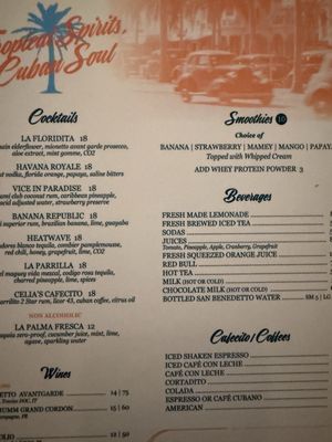 Menu photo 4 Celia's Kitchen and Social Bar Miami, FL Menu photo 4 Celia's Kitchen and Social Bar Miami, FL