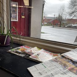 Chet's Barber Shop - View from inside