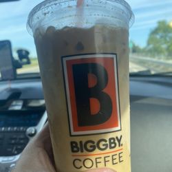 BIGGBY COFFEE - Iced Doppio Espresso + Premier Shake.