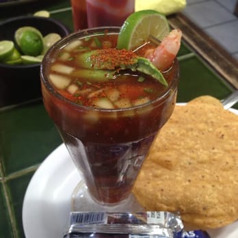 La Sinaloense Restaurant - Medium shrimp cocktail!!! Yummy!!! - Mexican Near Me - Spring Valley, California
