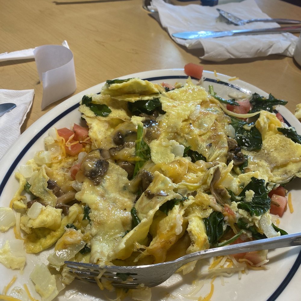 Spinach & Mushroom Omelette Spinach & Mushroom Omelette
