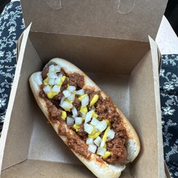 Plant based coney dog