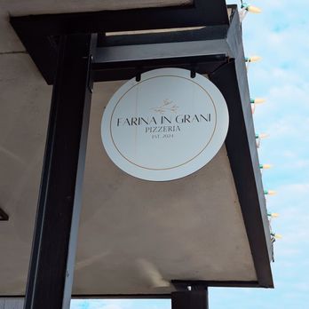 Farina In Grani Pizzeria - Sign out front - Desserts Near Me - Richardson, Texas Farina In Grani Pizzeria - Sign out front - Desserts Near Me - Richardson, Texas