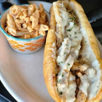 The Daily Grind - Chicken Philly with Red Pepper Pasta Salad - Coffee & Tea Near Me - Buckhannon, West Virginia The Daily Grind - Chicken Philly with Red Pepper Pasta Salad - Coffee & Tea Near Me - Buckhannon, West Virginia