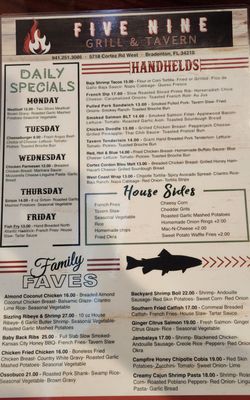 Menu photo 8 Five Nine Grill & Tavern Bradenton, FL Menu photo 8 Five Nine Grill & Tavern Bradenton, FL