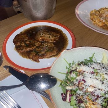 Otto & Pepe - Veal dish and salad - Desserts Near Me - Miami, Florida Otto & Pepe - Veal dish and salad - Desserts Near Me - Miami, Florida