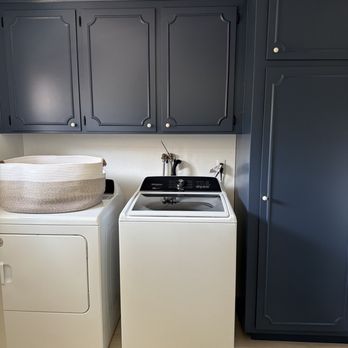 Cabinet Refinishing Specialist - Laundry room cabinets - Refinishing Services Near Me - Burbank, California