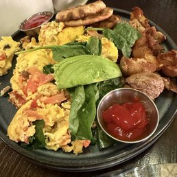 Smoked salmon scramble was amazing looking! My friend's favorite dish at Currents! Smoked salmon scramble was amazing looking! My friend's favorite dish at Currents!