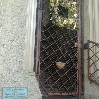 Anthony Meier - Front gate. The plaque says, "The Tobin House, 1915, Willis Polk, Architect, Historical Landmark #260." - Art Galleries Near Me - Mill Valley, California Anthony Meier - Front gate. The plaque says, "The Tobin House, 1915, Willis Polk, Architect, Historical Landmark #260." - Art Galleries Near Me - Mill Valley, California