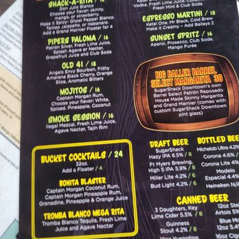 Sugarshack Downtown - Drink Menu - American Near Me - Bonita Springs, Florida Sugarshack Downtown - Drink Menu - American Near Me - Bonita Springs, Florida
